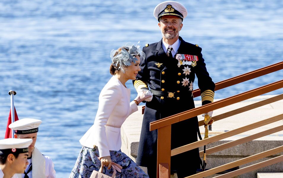 Federico y Mary de Dinamarca, cogidos de la mano en su Visita de Estado a Noruega