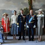 Astrid de Noruega, Sonia de Noruega, Federico y Mary de Dinamarca, Harald de Noruega y Haakon y Mette-Marit de Noruega