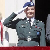 Ingrid Alexandra de Noruega con uniforme militar en el Día Nacional de Noruega 2024