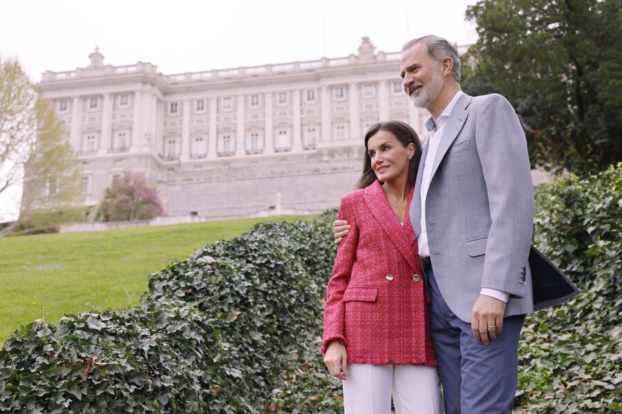 Retrato de los Reyes Felipe y Letizia por su 20 aniversario de boda