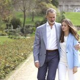 El Rey Felipe y la Princesa Leonor en el reportaje por el 20 aniversario del Rey Felipe y la Reina Letizia