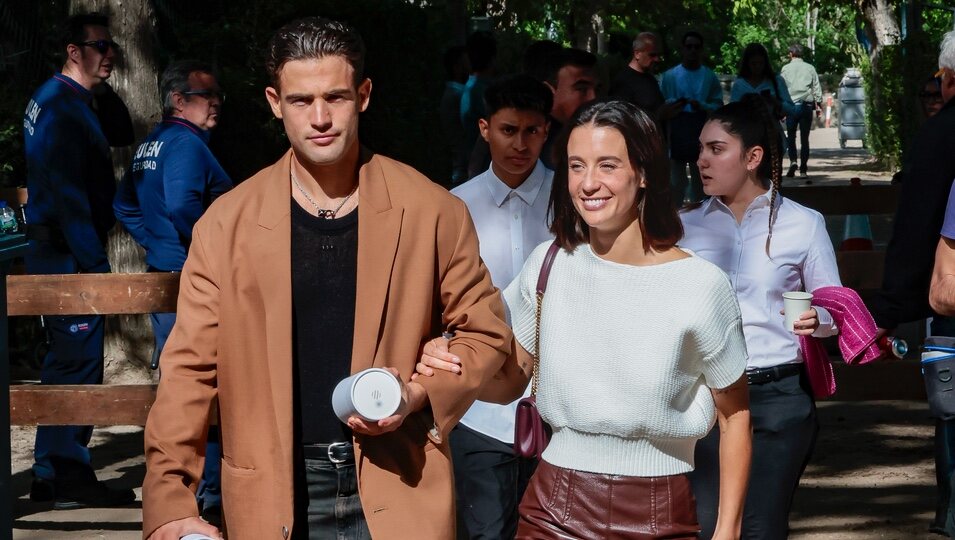 Jason Fernández y María Pedraza en el Hipódromo de Madrid