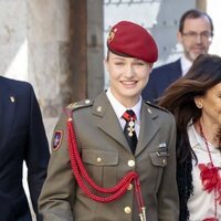 La Princesa Leonor, muy sonriente en la entrega de Medallas de las Cortes de Aragón