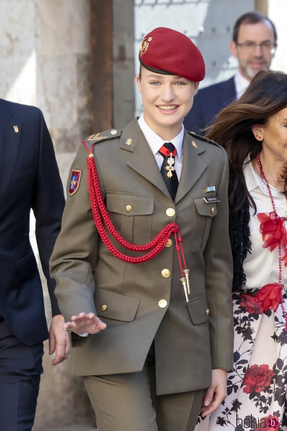 La Princesa Leonor, muy sonriente en la entrega de Medallas de las Cortes de Aragón