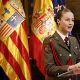 La Princesa Leonor en su discurso en la entrega de la Medalla de Aragón