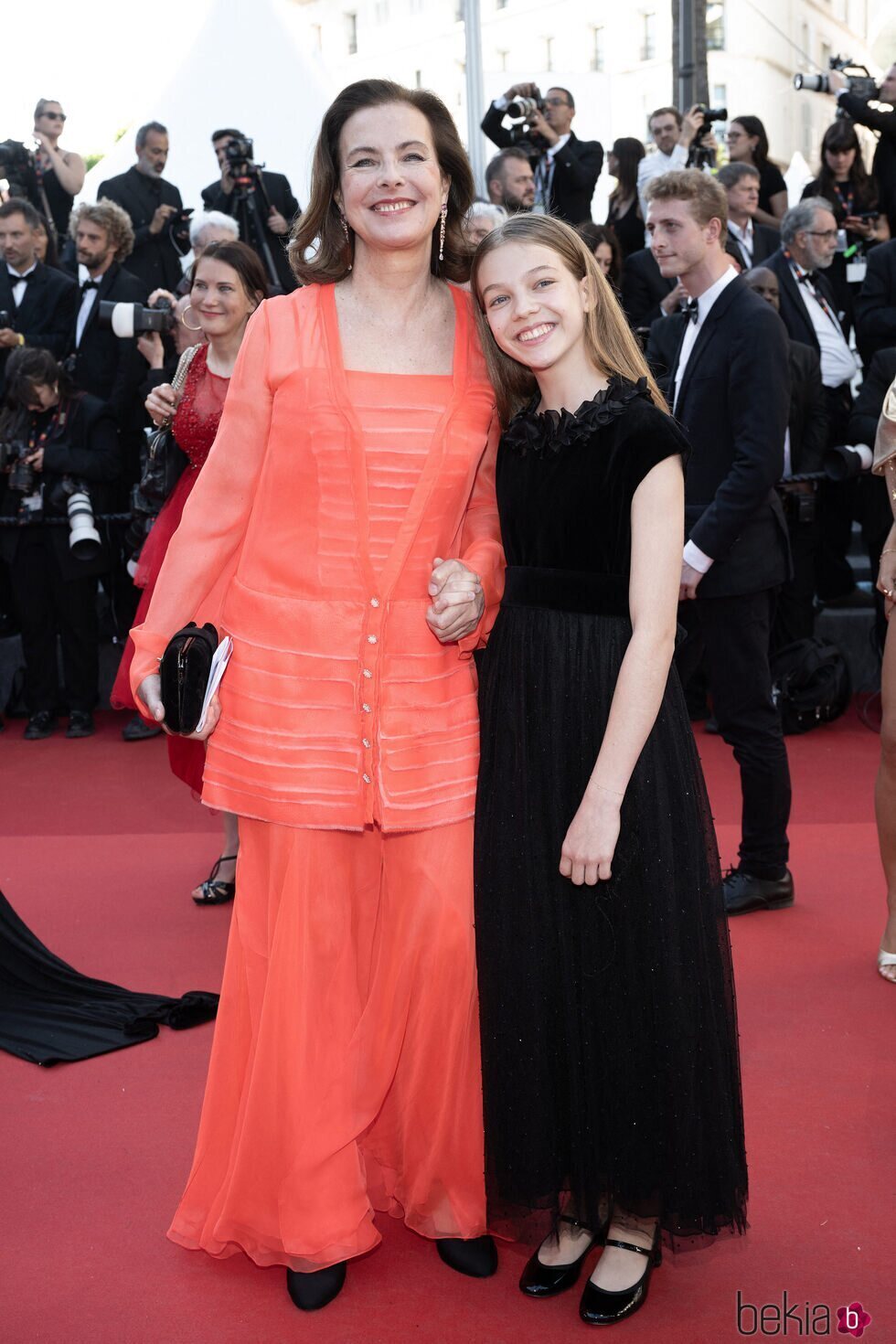 Carole Bouquet y Darya Rassam en la premiere de 'Le Comte de Monte-Cristo'