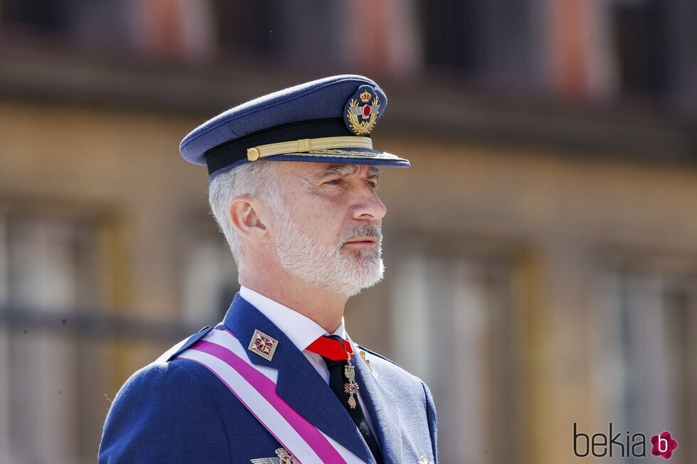 El Rey Felipe preside el desfile de las Fuerzas Armadas en Oviedo