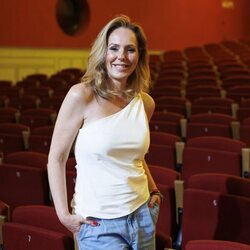 Rocío Carrasco, feliz en la presentación del musical de Rocío Jurado en Madrid