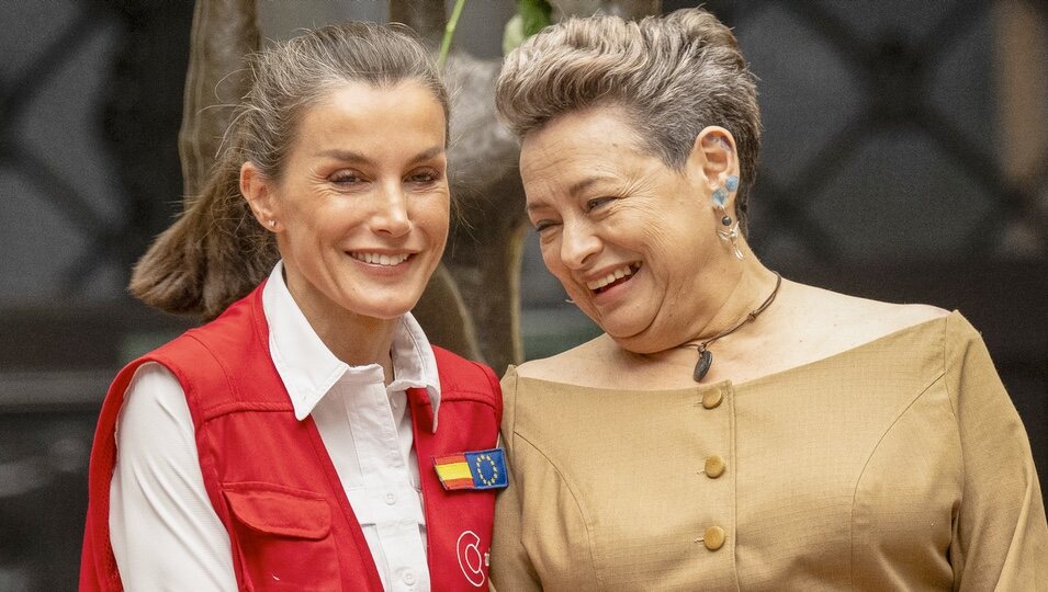 La Reina Letizia y la Primera Dama de Guatemala, muy cómplices en el Viaje de Cooperación de la Reina Letizia a Guatemala