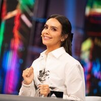 Cristina Pedroche durante una entrevista en 'El Hormiguero' presentando su libro