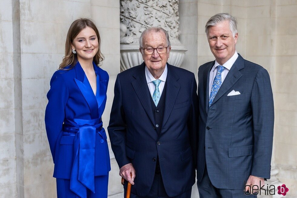 Elisabeth de Bélgica, Alberto de Bélgica y Felipe de Bélgica