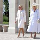 Brigitte Macron y la Reina Camilla en el 80 aniversario del Desembarco de Normandía