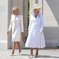 Brigitte Macron y la Reina Camilla en el 80 aniversario del Desembarco de Normandía