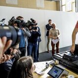 Gabriel de Bélgica votando por primera vez