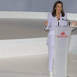 La Reina Letizia en su intervención en la clausura de la XVI Convocatoria 'Euros de tu Nómina'