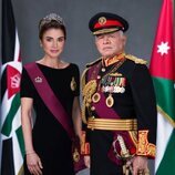 Foto oficial de Abdalá y Rania de Jordania por el Jubileo de Plata de Abdalá de Jordania