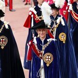 La Duquesa de Gloucester en la procesión de la Orden de la Jarretera 2024