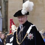 El Rey Carlos III en la procesión de la Orden de la Jarretera 2024