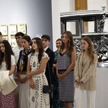 La Princesa Leonor y la Infanta Sofía en su visita guiada a la Galería de las Colecciones Reales