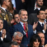 El Rey Felipe VI en el partido España-Italia de la Eurocopa 2024