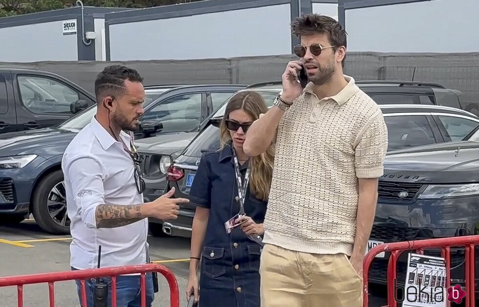 Clara Chía y Gerard Piqué acuden al Gran Premio de España de Fórmula 1