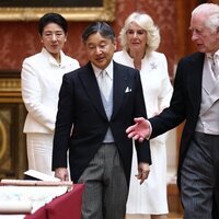 Los Reyes Carlos y Camilla y Naruhito y Masako de Japón en Buckingham Palace en la Visita de Estado de los Emperadores de Japón a Reino Unido
