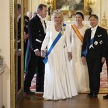 Los Reyes Carlos y Camilla y Naruhito y Masako de Japón en la cena de gala por la Visita de Estado de los Emperadores de Japón a Reino Unido