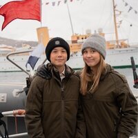 Vincent y Josephine de Dinamarca en su visita oficial a Groenlandia
