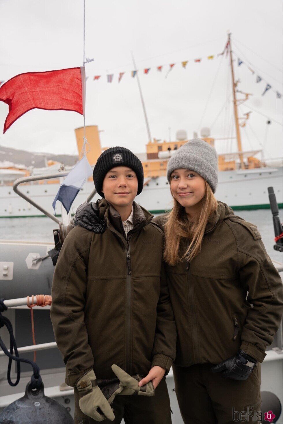 Vincent y Josephine de Dinamarca en su visita oficial a Groenlandia