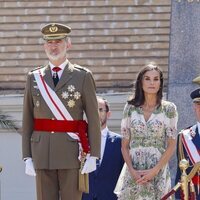 Los Reyes Felipe y Letizia en el nombramiento a la Princesa Leonor como Dama Alférez Cadete