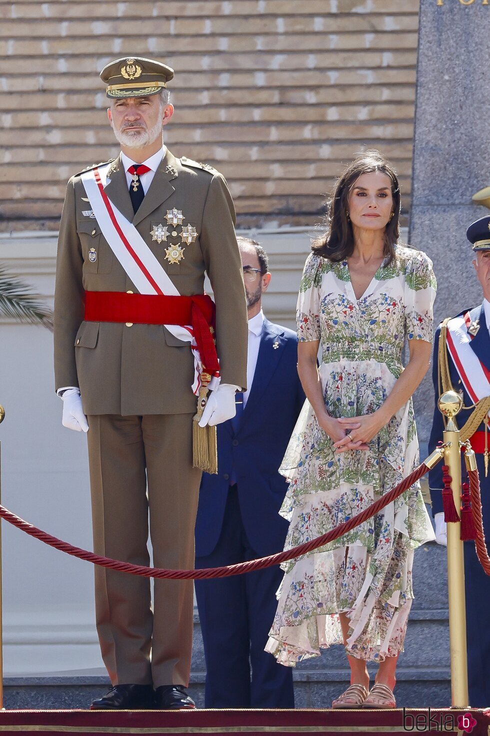 Los Reyes Felipe y Letizia en el nombramiento a la Princesa Leonor como Dama Alférez Cadete