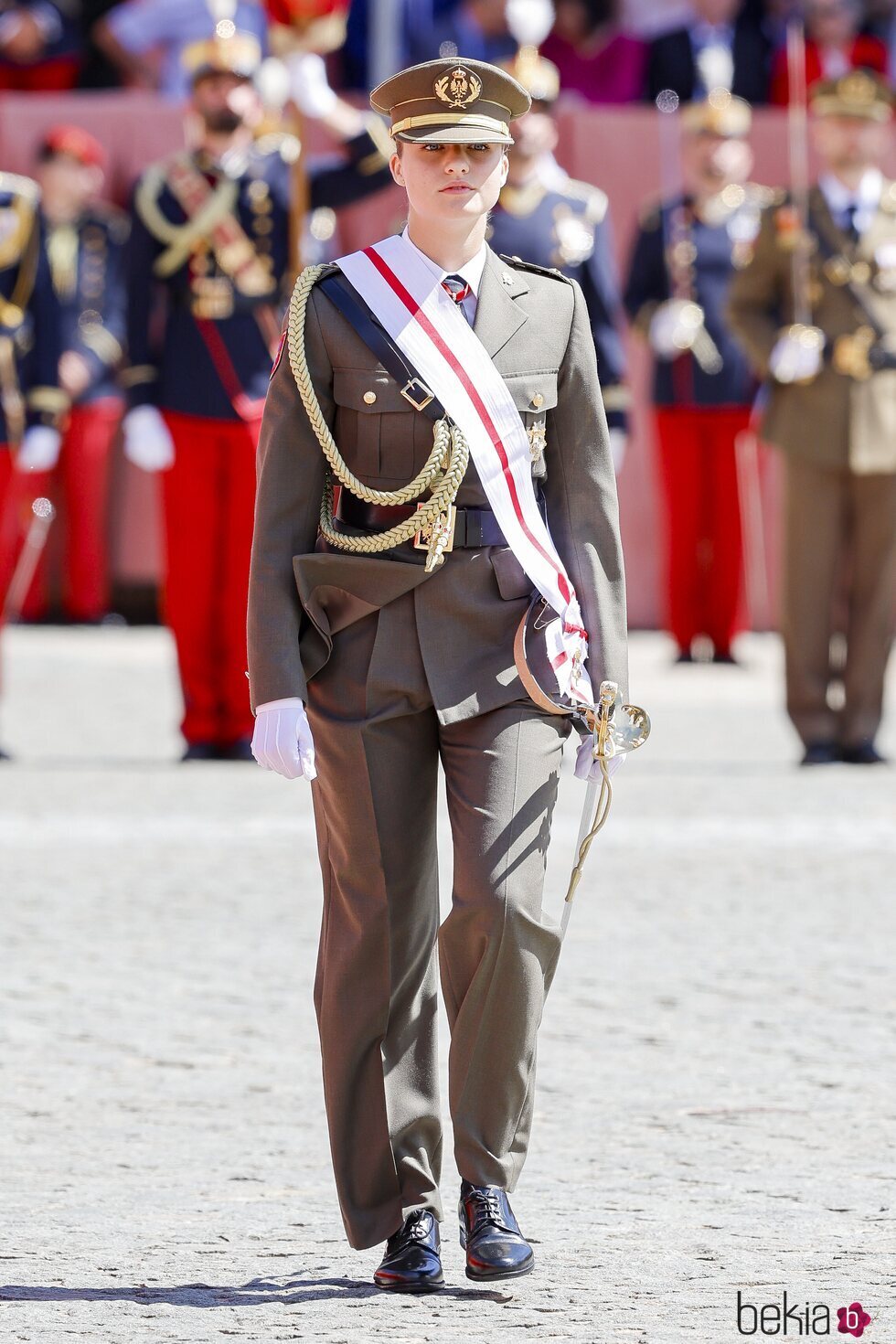 La Princesa Leonor en su nombramiento como Dama Alférez Cadete en la Academia de Zaragoza