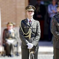 La Princesa Leonor en su nombramiento como Dama Alférez Cadete del Ejército de Tierra