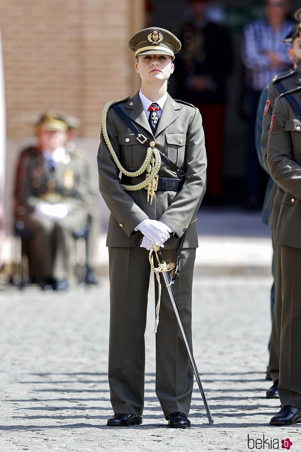 La Princesa Leonor en su nombramiento como Dama Alférez Cadete del Ejército de Tierra