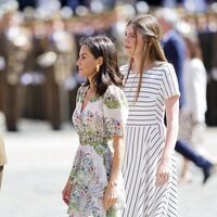 La Reina Letizia y la Infanta Sofía en el nombramiento a la Princesa Leonor como Dama Alférez Cadete