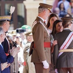 La Reina Letizia felicita a la Princesa Leonor por su nombramiento como Dama Alférez Cadete del Ejército de Tierra