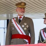 El Rey Felipe VI y la Princesa Leonor en la entrega de Despachos en la Academia General Básica de Suboficiales de Talarn