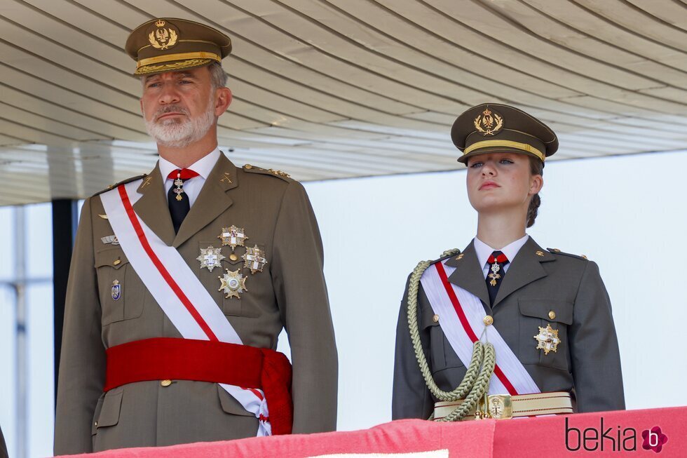 El Rey Felipe VI y la Princesa Leonor en su primer acto oficial conjunto