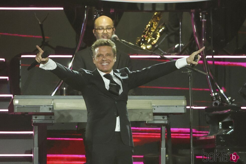 Luis Miguel en su actuación en el concierto de Madrid 2024