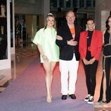 Alberto de Mónaco, Estefanía de Mónaco y sus hijas Pauline Ducruet y Camille Gottlieb en el 20 aniversario de Fight Aids Monaco