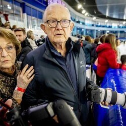 Margarita de Holanda y Pieter van Vollenhoven en un acto en Heerenveen