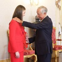 El Presidente de Portugal condecora a la Princesa Leonor con la Gran Cruz de la Orden de Cristo