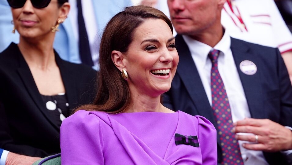 Kate Middleton en la final de Wimbledon 2024