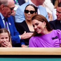 Kate Middleton y la Princesa Charlotte en la final de Wimbledon 2024