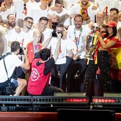 Aitana celebra la victoria de la Selección Española de Fútbol en la Eurocopa 2024