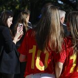La Princesa Leonor y la Infanta Sofía, muy cómplices en la recepción de la Familia Real a la selección española de fútbol tras ganar la Eurocopa 2024