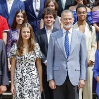 El Rey Felipe VI y la Princesa Leonor en la audiencia al Patronato de la Fundación Comité Español de los Colegios del Mundo Unido, Patrocinadores y Alumnos