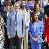 Los Reyes Felipe y Letizia, la Princesa Leonor y la Infanta Sofía en la audiencia al Patronato de la Fundación Comité Español de los Colegios del Mundo Uni