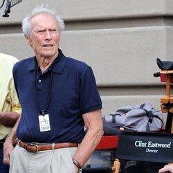 Clint Eastwood en el rodaje de la película 'Sully'