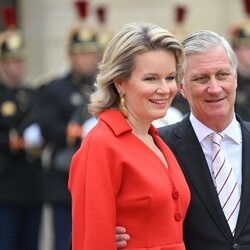 Los Reyes Matilde y Felipe de Bélgica en la Ceremonia de Apertura de la Juegos Olímpicos 2024 de París